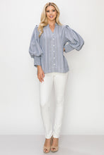 Load image into Gallery viewer, Witlee Cotton Poplin Top