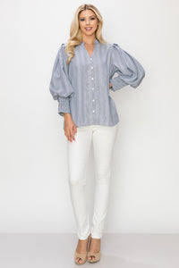 Witlee Cotton Poplin Top