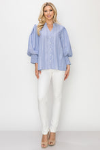 Load image into Gallery viewer, Witlee Cotton Poplin Top
