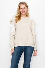 Load image into Gallery viewer, Kesli Knit Top with Satin