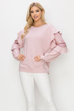 Load image into Gallery viewer, Kesli Knit Top with Satin