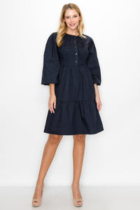 Writer Cotton Poplin Dress