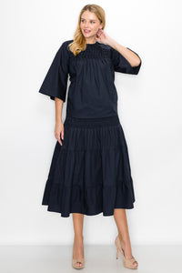 Whisper Cotton Poplin Skirt