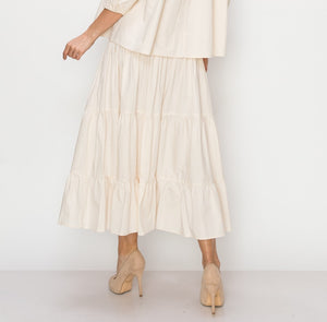 Whisper Cotton Poplin Skirt