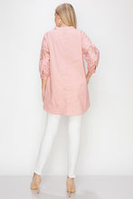 Load image into Gallery viewer, Wallis Cotton Poplin Top with Embroidered Lace