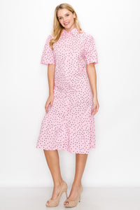 Wiola Cotton Poplin Dress