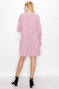 Wilene Woven Polka Dot Dress