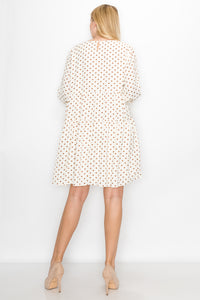 Wilene Woven Polka Dot Dress