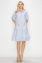 Load image into Gallery viewer, Willamina Cotton Poplin Dress