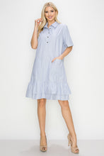 Load image into Gallery viewer, Willamina Cotton Poplin Dress