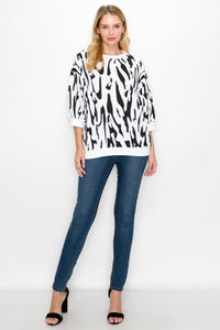 Kathy Knit Textured Top