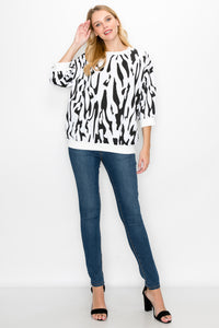 Kathy Knit Textured Top