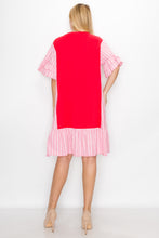 Load image into Gallery viewer, Rosey Dress with Pointe Knit &amp; Cotton Poplin