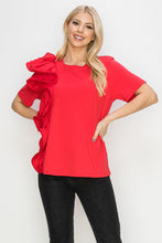 Load image into Gallery viewer, Ricole Pointe Knit Top