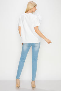 Ricole Pointe Knit Top
