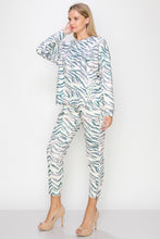 Load image into Gallery viewer, Karna Zebra Print Knit Top