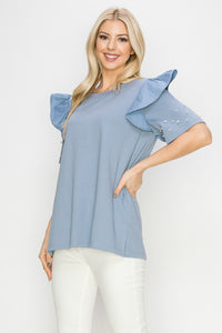 Reyna Pointe Knit with Pearls
