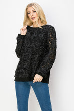 Load image into Gallery viewer, Raquel Top with Lace Flower Swirls
