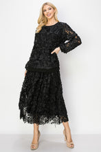 Load image into Gallery viewer, Raquel Top with Lace Flower Swirls