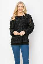 Load image into Gallery viewer, Raquel Top with Lace Flower Swirls