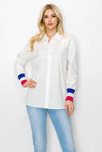 Load image into Gallery viewer, Weslie Cotton Poplin Shirt
