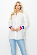 Load image into Gallery viewer, Weslie Cotton Poplin Shirt