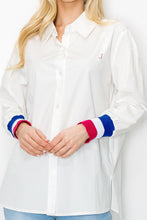 Load image into Gallery viewer, Weslie Cotton Poplin Shirt
