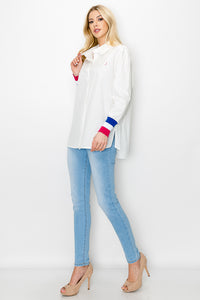 Weslie Cotton Poplin Shirt