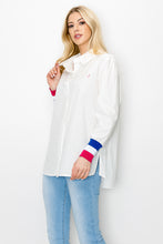 Load image into Gallery viewer, Weslie Cotton Poplin Shirt