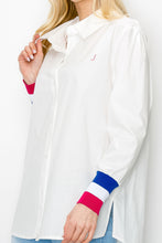 Load image into Gallery viewer, Weslie Cotton Poplin Shirt