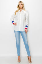 Load image into Gallery viewer, Weslie Cotton Poplin Shirt