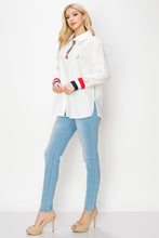 Load image into Gallery viewer, Wrenna Cotton Poplin Shirt