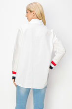 Load image into Gallery viewer, Wrenna Cotton Poplin Shirt