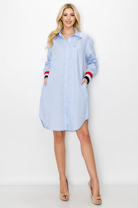 Warda Cotton Poplin Shirt Dress