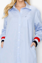 Load image into Gallery viewer, Warda Cotton Poplin Shirt Dress