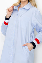 Load image into Gallery viewer, Warda Cotton Poplin Shirt Dress