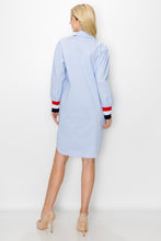 Load image into Gallery viewer, Warda Cotton Poplin Shirt Dress