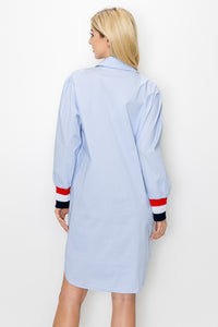 Warda Cotton Poplin Shirt Dress