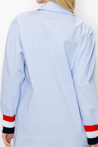Warda Cotton Poplin Shirt Dress