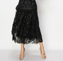 Load image into Gallery viewer, Keera Flower Swirl Lace Skirt