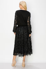 Load image into Gallery viewer, Keera Flower Swirl Lace Skirt