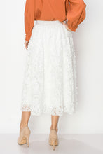 Load image into Gallery viewer, Keera Flower Swirl Lace Skirt