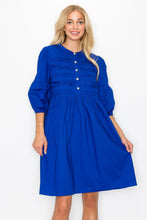 Load image into Gallery viewer, Whitney Cotton Poplin Dress