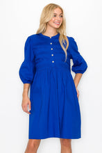 Load image into Gallery viewer, Whitney Cotton Poplin Dress