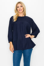 Load image into Gallery viewer, Raelynn Top with Chiffon Pleating