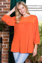 Load image into Gallery viewer, Raelynn Top with Chiffon Pleating