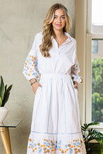 Load image into Gallery viewer, Wynne Cotton Poplin Skirt with Embroidery &amp; Sparkles