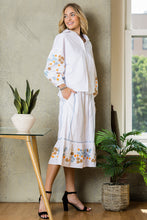 Load image into Gallery viewer, Wynne Cotton Poplin Skirt with Embroidery &amp; Sparkles