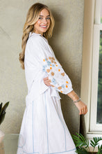 Load image into Gallery viewer, Willow Cotton Poplin Shirt with Embroidery &amp; Sparkles