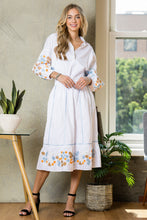 Load image into Gallery viewer, Wynne Cotton Poplin Skirt with Embroidery &amp; Sparkles
